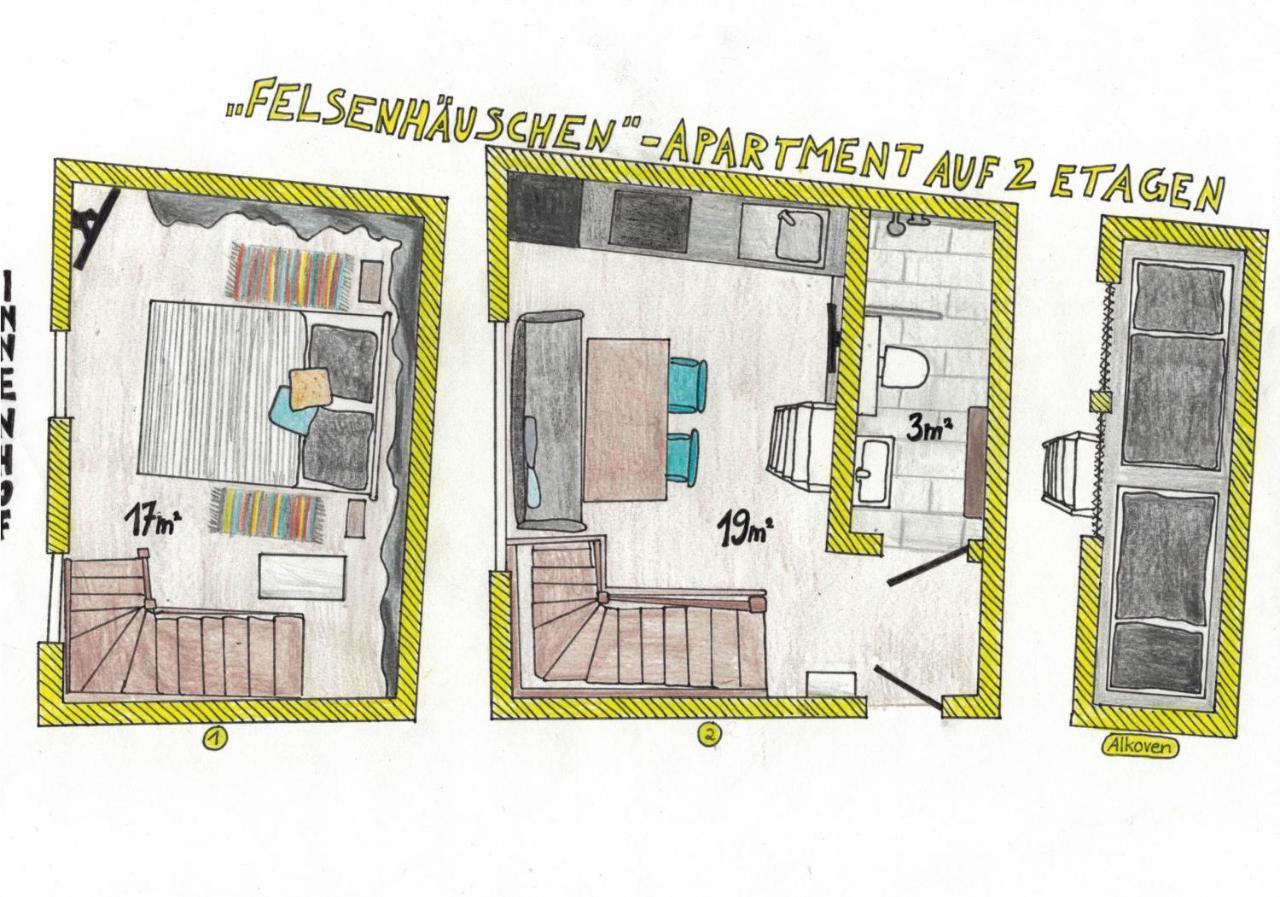 Das Gelbe Haus - Drei Besondere Ferienwohnungen Flensburg Exterior foto